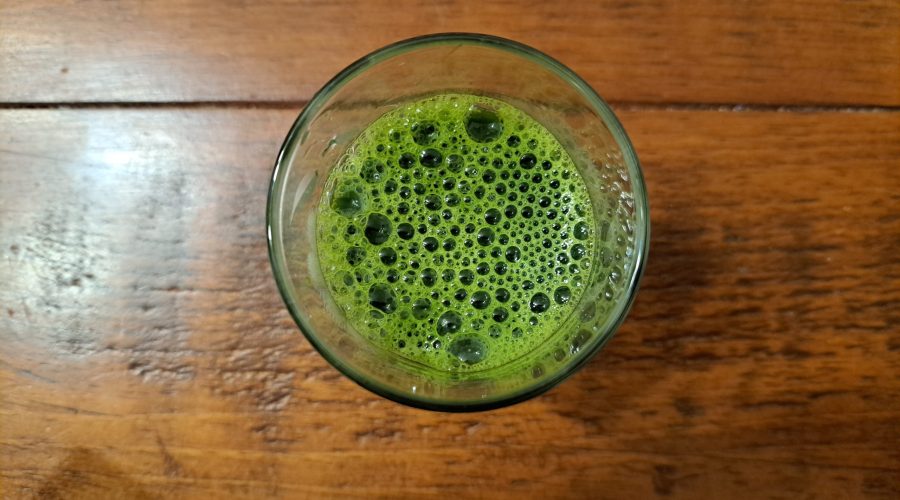 Wheatgrass shot